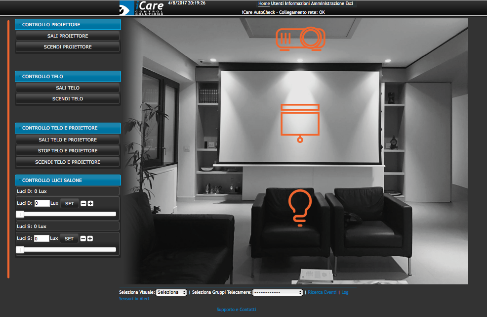domotica gestione home theater