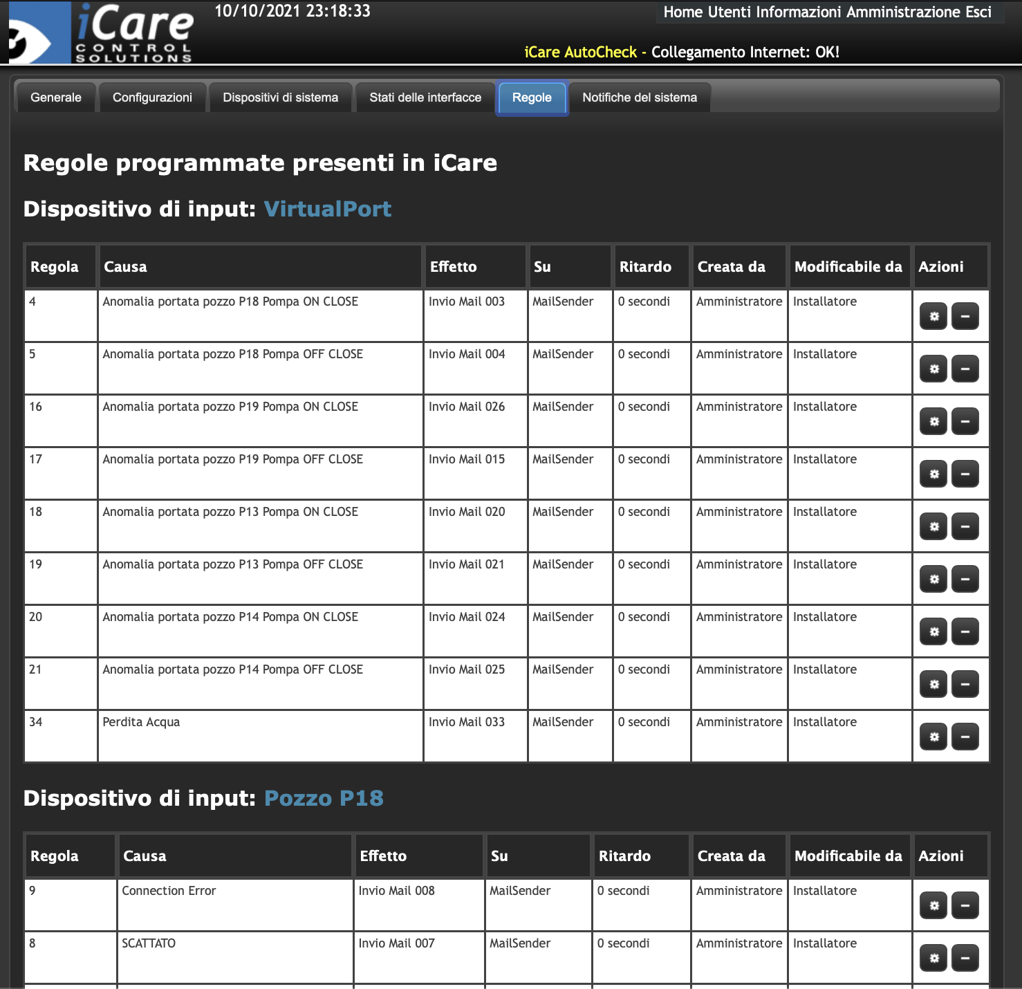 logiche programmate web