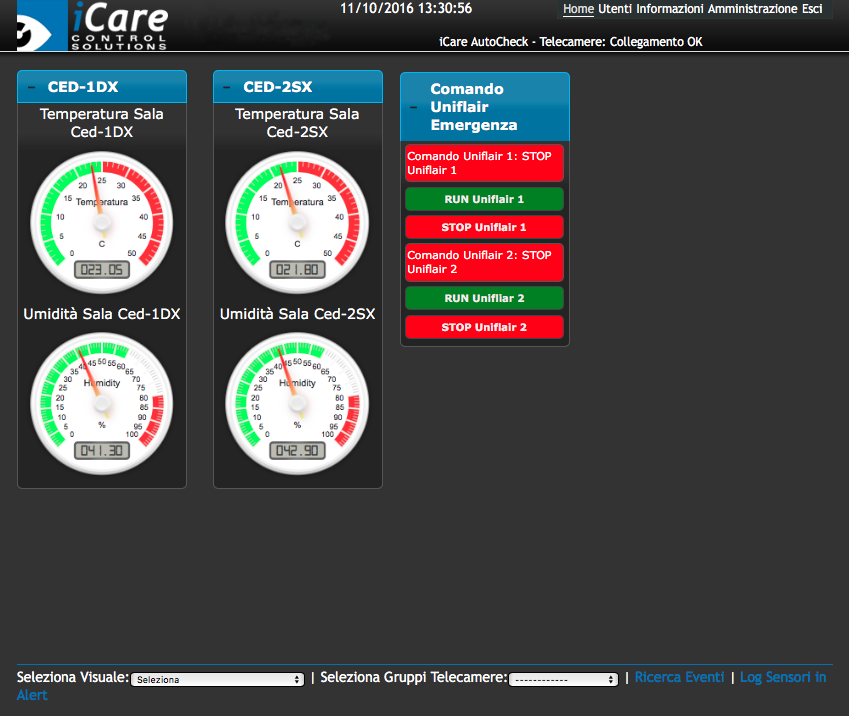 motiraggio sala server web