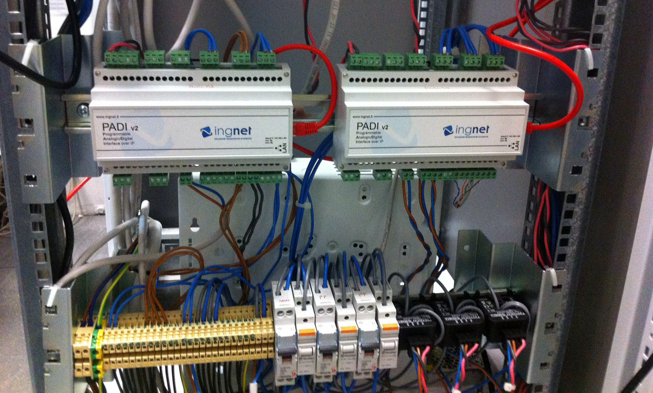 scheda building automation web